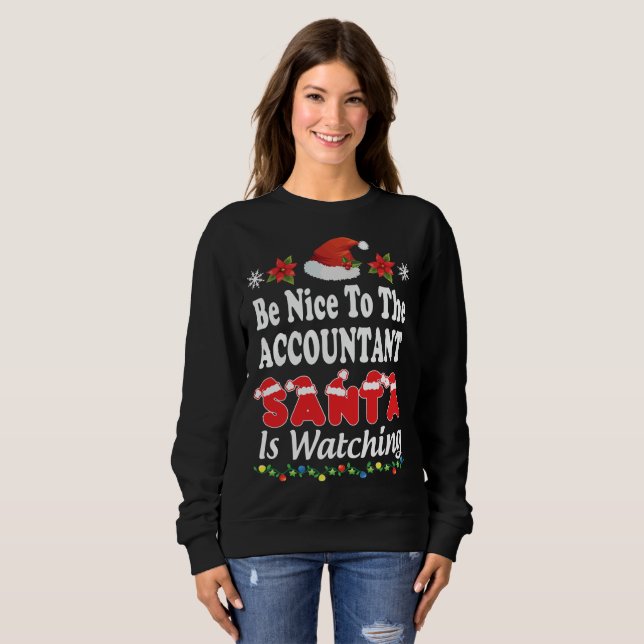 Accountant Ugly Christmas Sweater (Front Full)