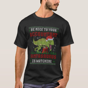 Accountant Ugly Santa Accounting T-Shirt