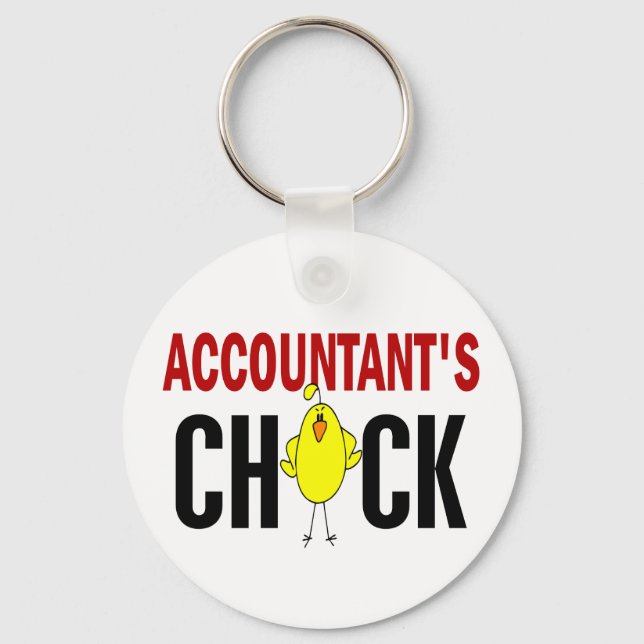 Accountant's Chick Key Ring (Front)