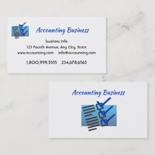 Accounting Bookkeeping  Custom Business  Card