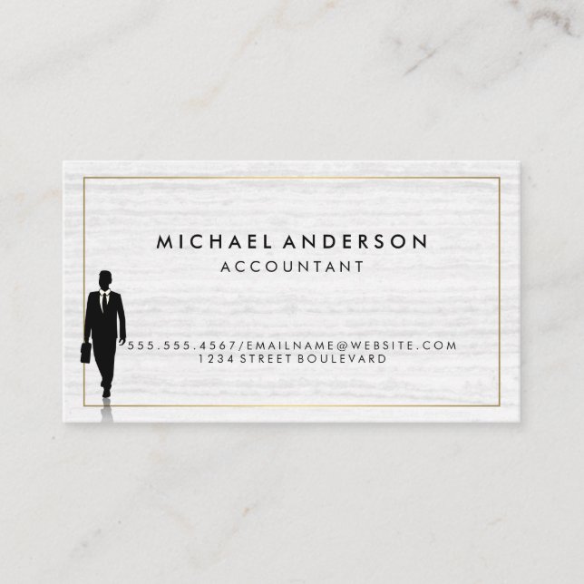Accounting Business Business Card (Front)