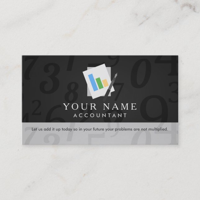 Accounting Business Cards (Front)