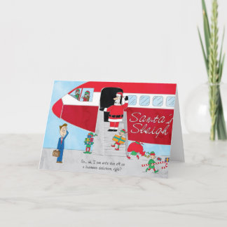 Accounting Christmas Card Santa's Sleigh Upgrade