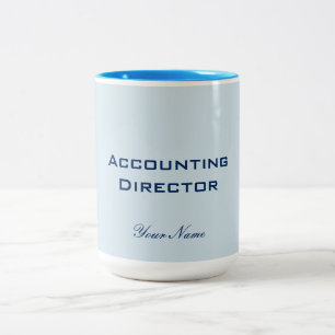 "ACCOUNTING DIRECTOR" Two-Tone COFFEE MUG