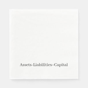 Accounting equation napkin