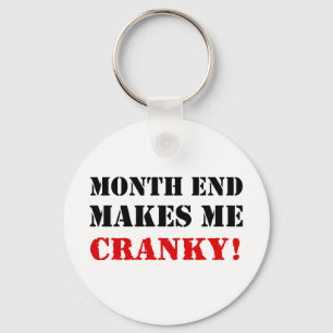 Accounting & Finance Month End Approval Stamp Key Ring