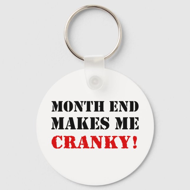 Accounting & Finance Month End Approval Stamp Key Ring (Front)