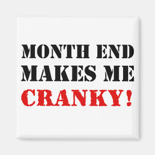 Accounting & Finance Month End Approval Stamp Magnet