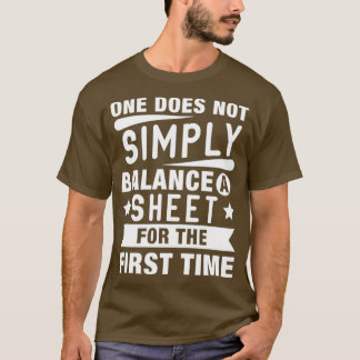 Accounting Funny Bookkeeping Audit Accountants Aud T-Shirt