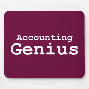 Accounting Genius Gifts Mouse Pad
