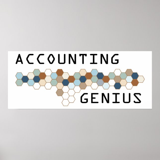 Accounting Genius Poster (Front)