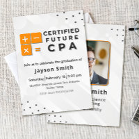 Accounting Graduation with Photo
