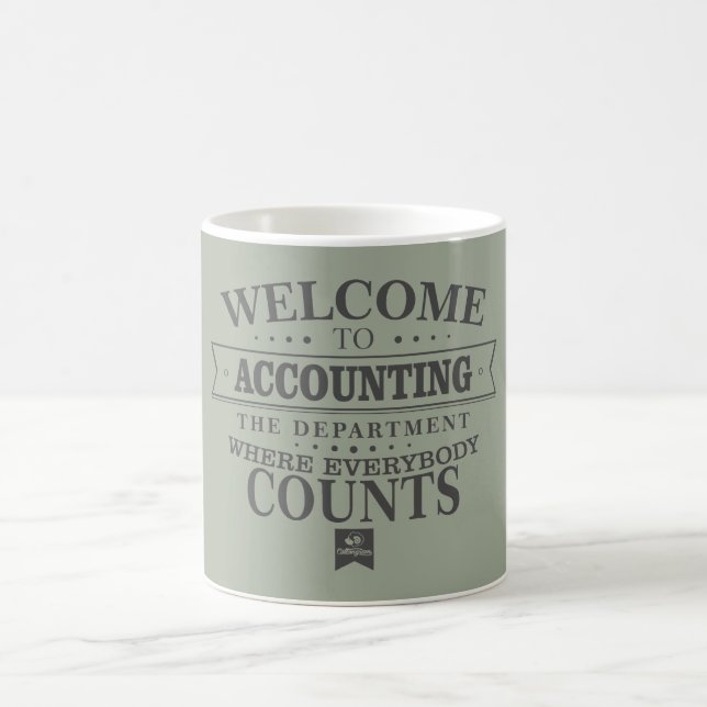 Accounting is where everybody counts! Mug (Center)