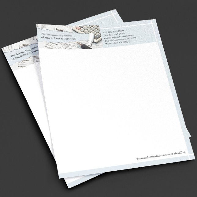 Accounting Letterhead Template (Creator Uploaded)
