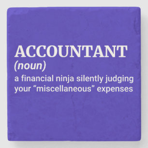Accounting Life Stone Coaster