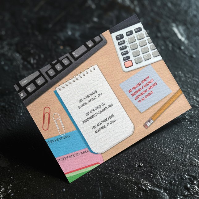 Accounting Office Services Postcard Template (Creator Uploaded)