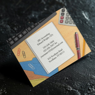 Accounting Office Work Desk Flyer