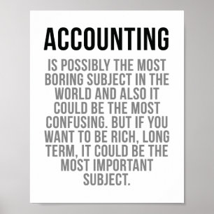Accounting Poster