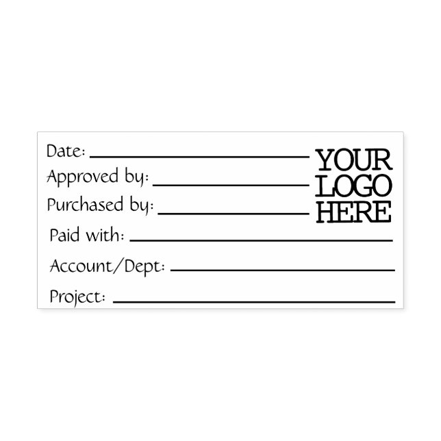 Accounting Purchase Project Invoice Approval Rubber Stamp (Imprint)