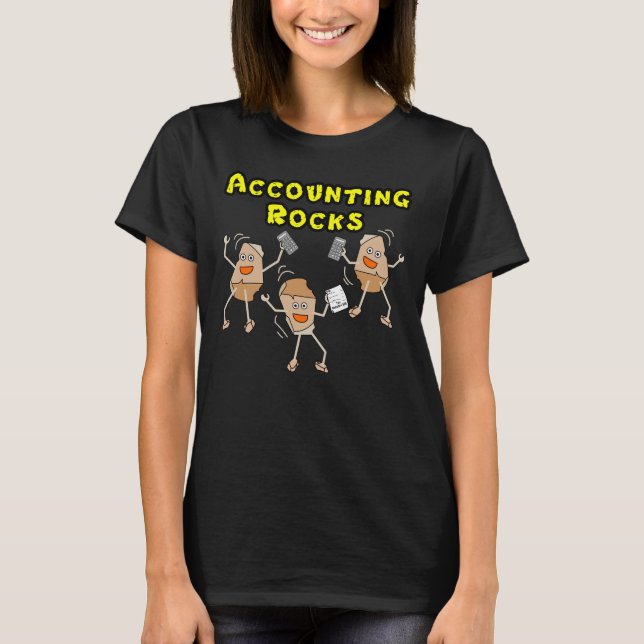 Accounting Rocks T-Shirt (Front)