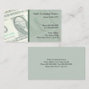 Accounting Services Business Card