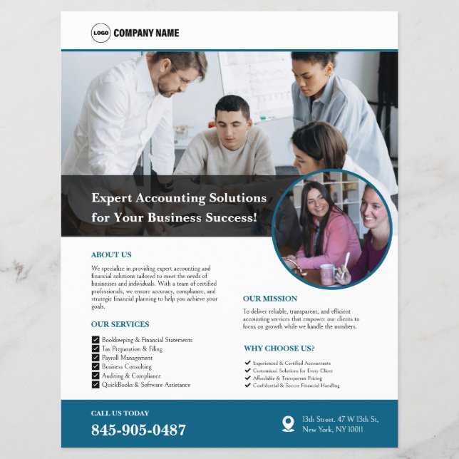 Accounting Services Custom Flyer (Front)