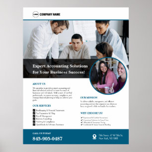 Accounting Services Custom Poster