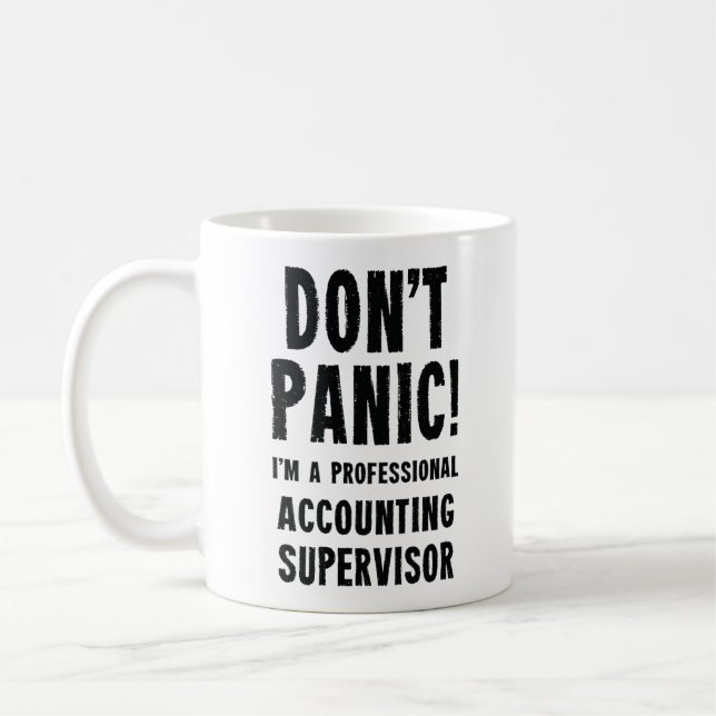 Accounting Supervisor Coffee Mug (Left)