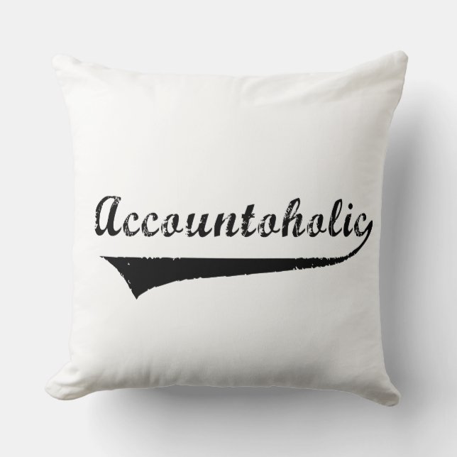 Accountoholic Cushion (Front)