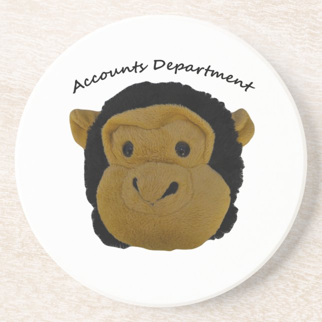 Accounts Department. Funny Gifts for  work persons Coaster (Front)