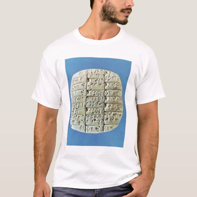 Accounts Table with cuneiform script, c.2400 BC (t T-Shirt (Front)