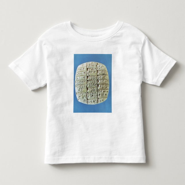 Accounts Table with cuneiform script, c.2400 BC (t Toddler T-Shirt (Front)