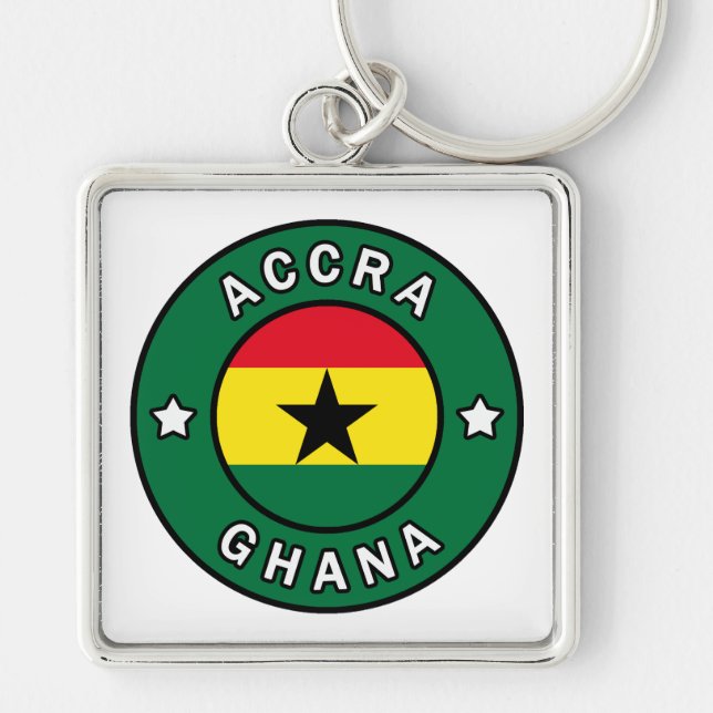 Accra Ghana Key Ring (Front)
