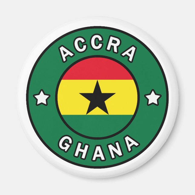 Accra Ghana Magnet (Front)