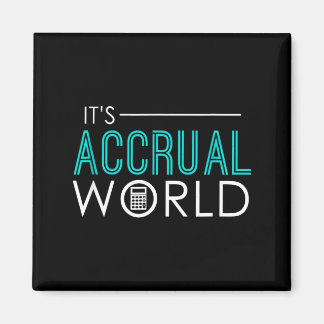 Accrual world funny accounting &amp; accountant cp magnet