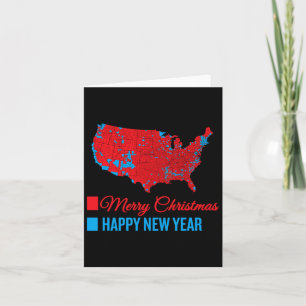 Accurate Election Map Merry Christmas Happy New Ye Card