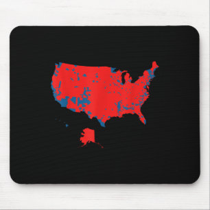 Accurate Map Of 2025 Election Results Mouse Pad