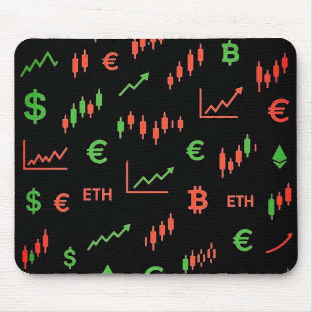 Accurate Stock Market Mat Mouse Pad (Front)