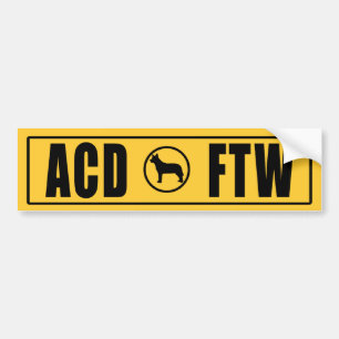 ACD - FTW BUMPER STICKER