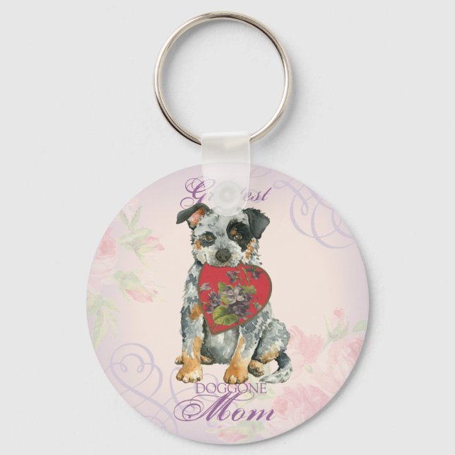 ACD Heart Mum Key Ring (Front)