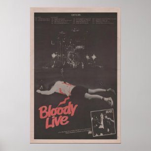 ACDC - 1978 Poster original NME - Bloody Live If