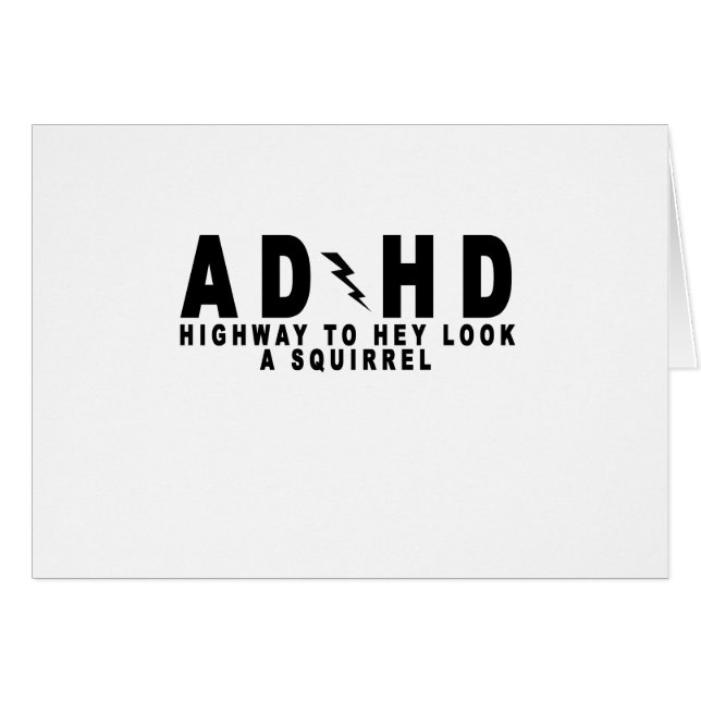 ACDC ADHD Highway to Hey Look a Squirrel! tee MN.p (Front Horizontal)
