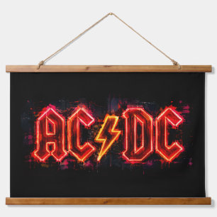 ACDC Fanart Logo Hanging Tapestry