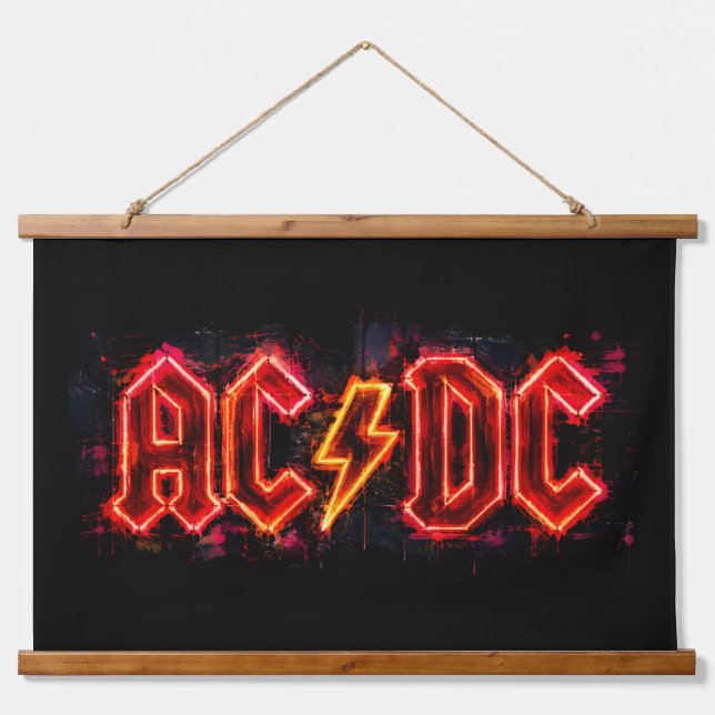 ACDC Fanart Logo Hanging Tapestry (Front)