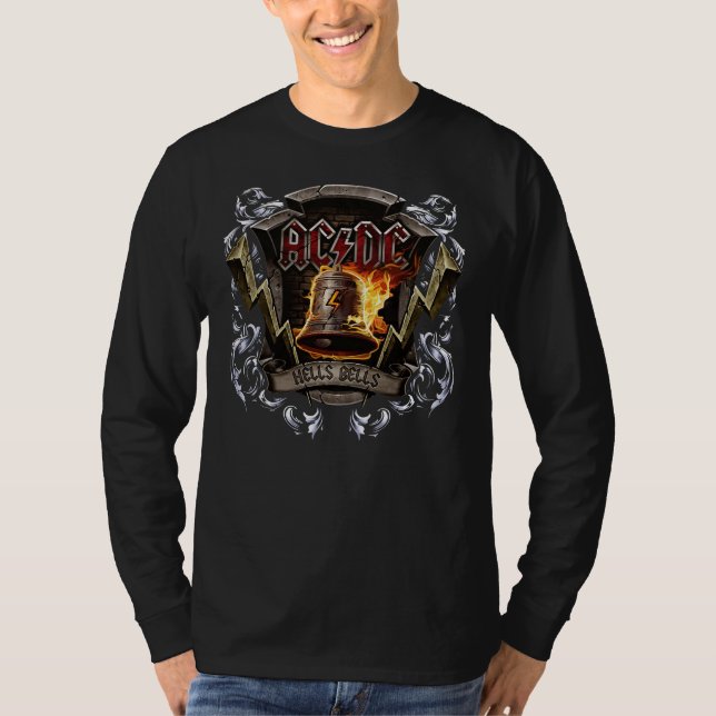 ACDC Hells Bells T-Shirt Custom Personalised (Front)