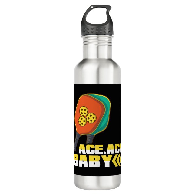 Ace Ace Baby - Pickleball Clothes      710 Ml Water Bottle (Front)