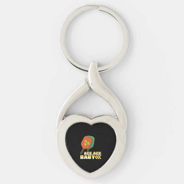 Ace Ace Baby - Pickleball Clothes      Key Ring (Front)