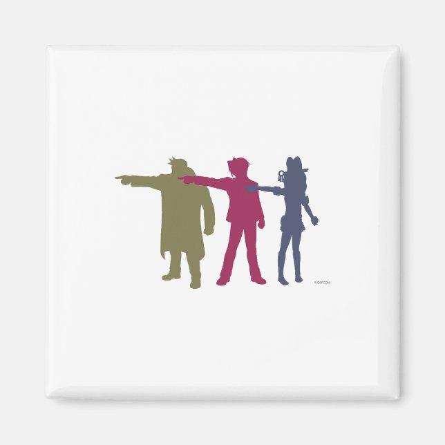 Ace Attorney Investigations Collection Triple Obje Magnet (Front)