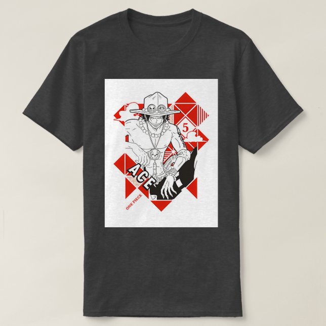 Ace black and white T-Shirt (Design Front)