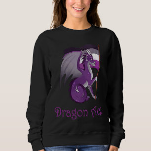 ACE Dragon  Asexual LGBT Dragon Sweatshirt